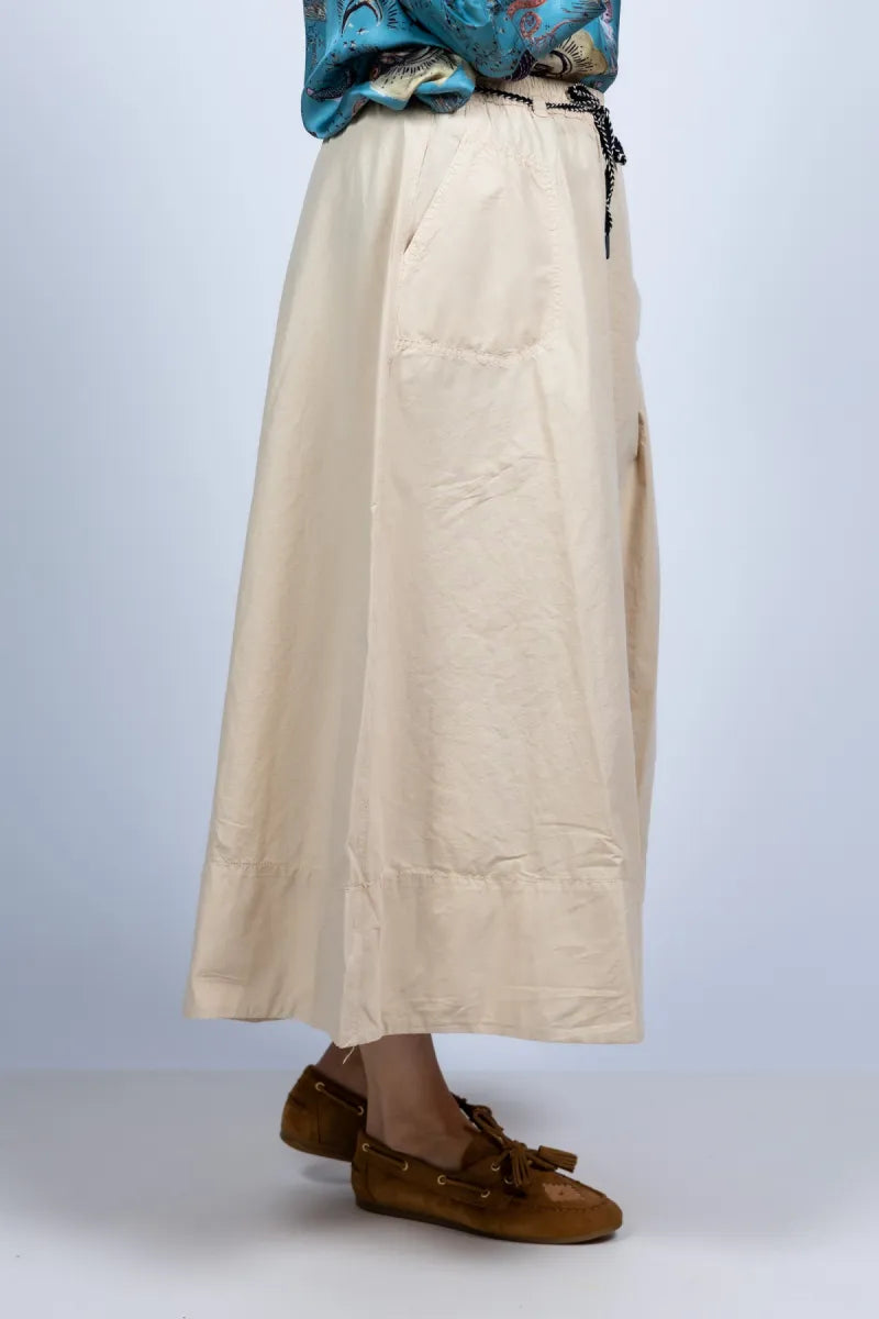 SUMMUM SUMMUM 6s1356-12405 Rok met koord - Beige