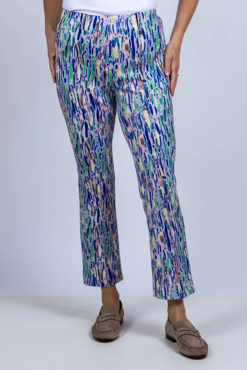 MARCCAIN COLLECTIE MARCCAIN COLLECTIE AC.81.65 J09 Broek met print - Roze