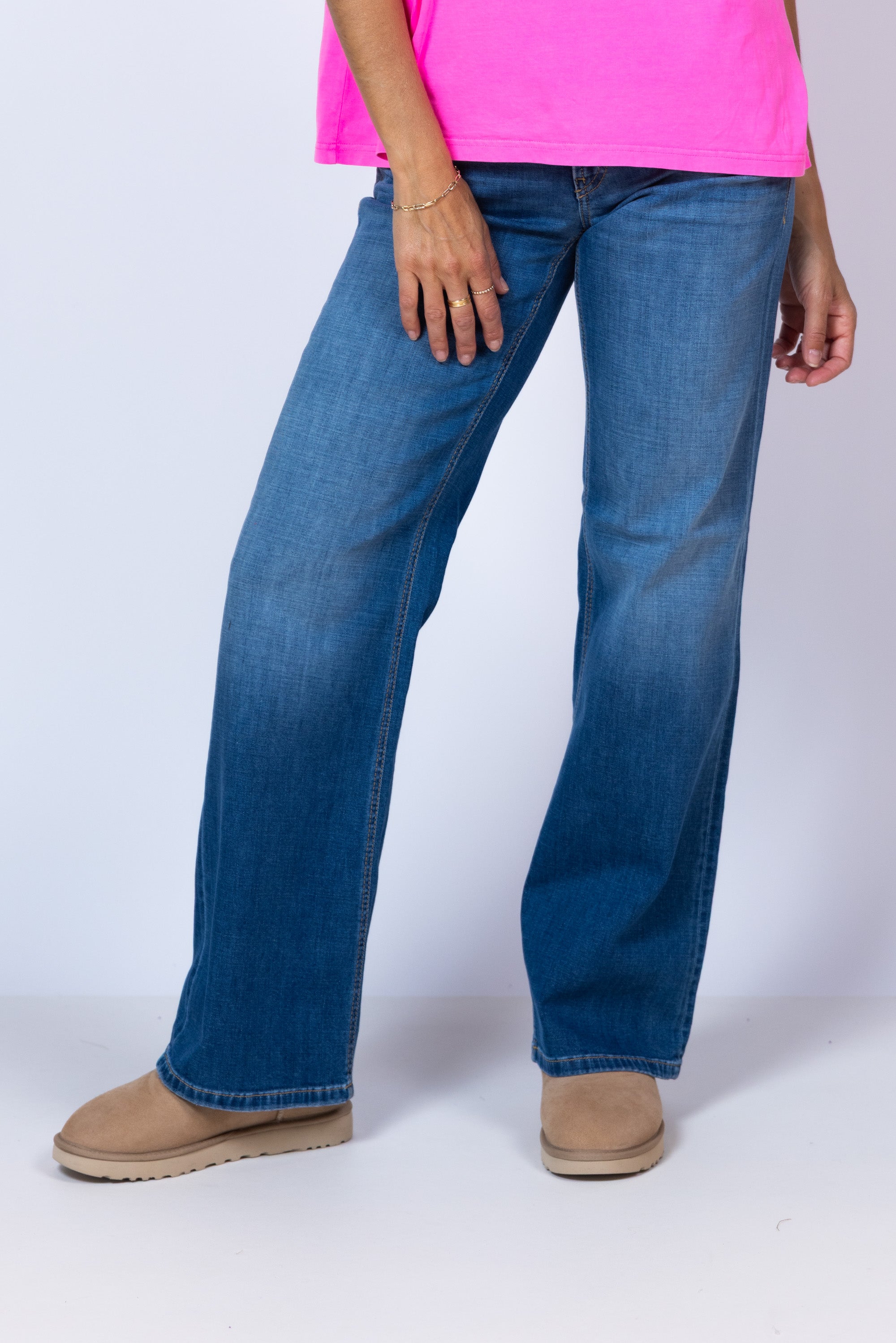 Jeans met wijde pijpen - Jeans