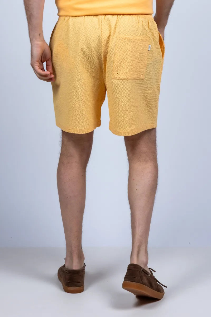 LES DEUX H LES DEUX H 1001795 Zwembroek met structuur - Pasteloranje