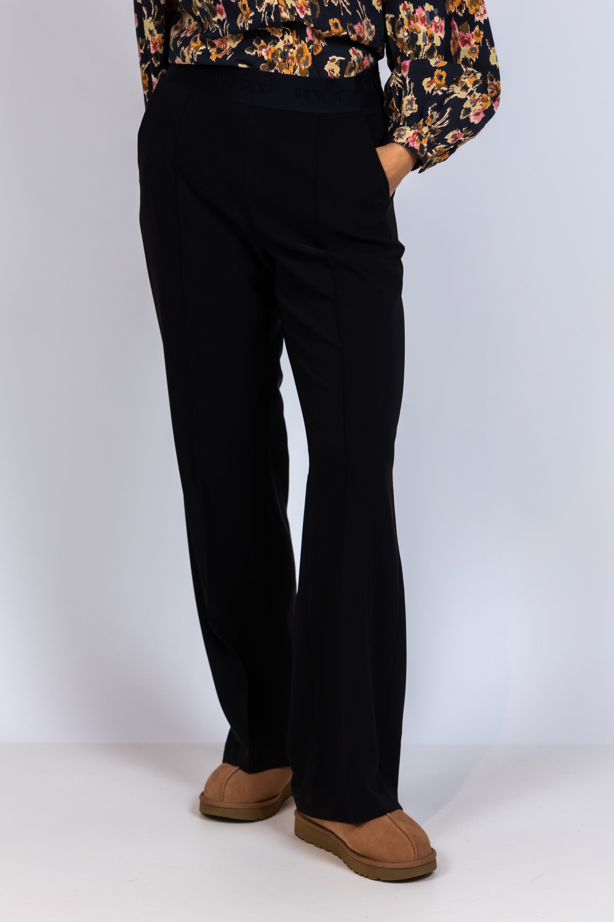 Wijde pantalon - Zwart