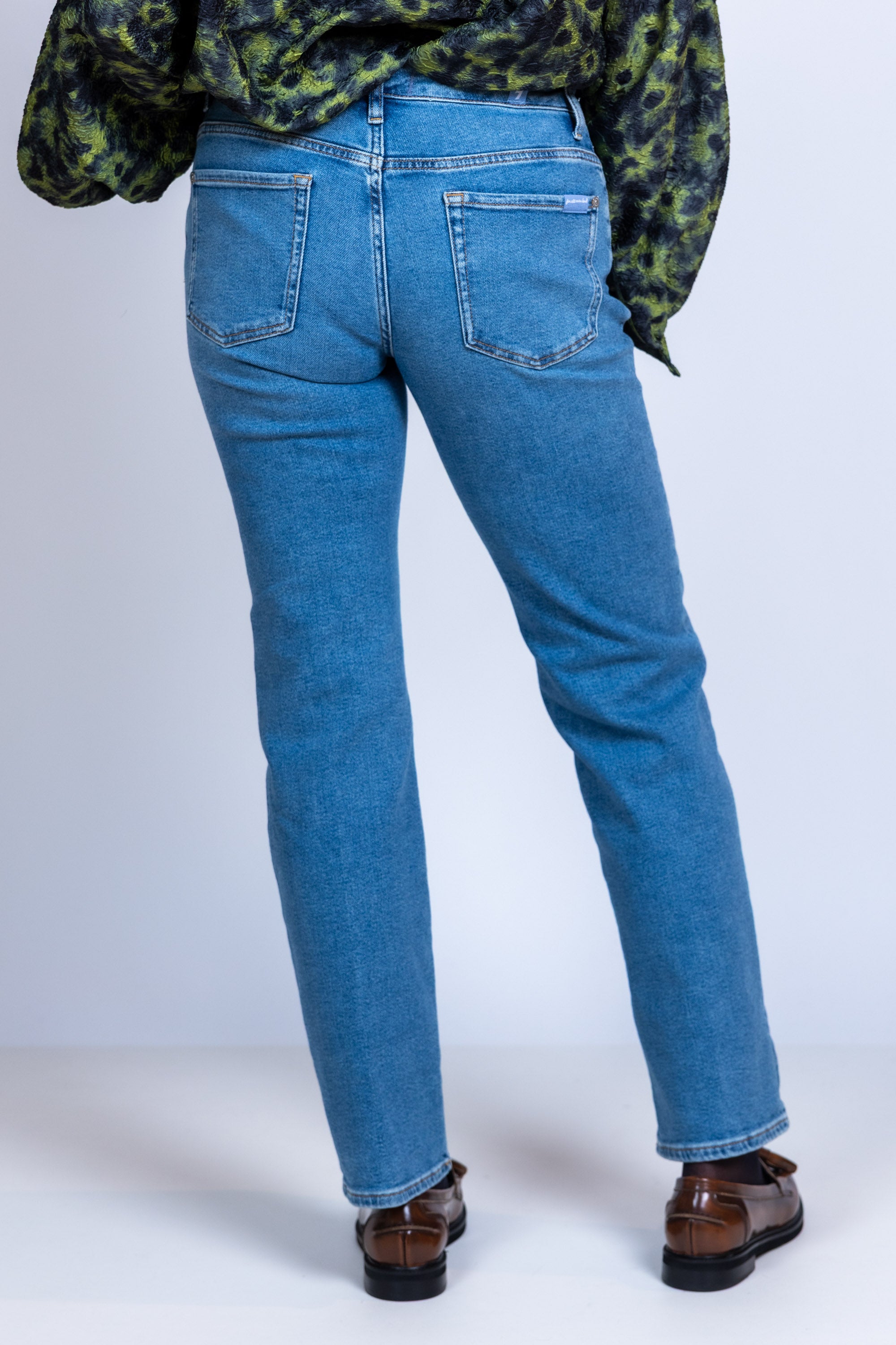 Jeans met rits - Licht jeans