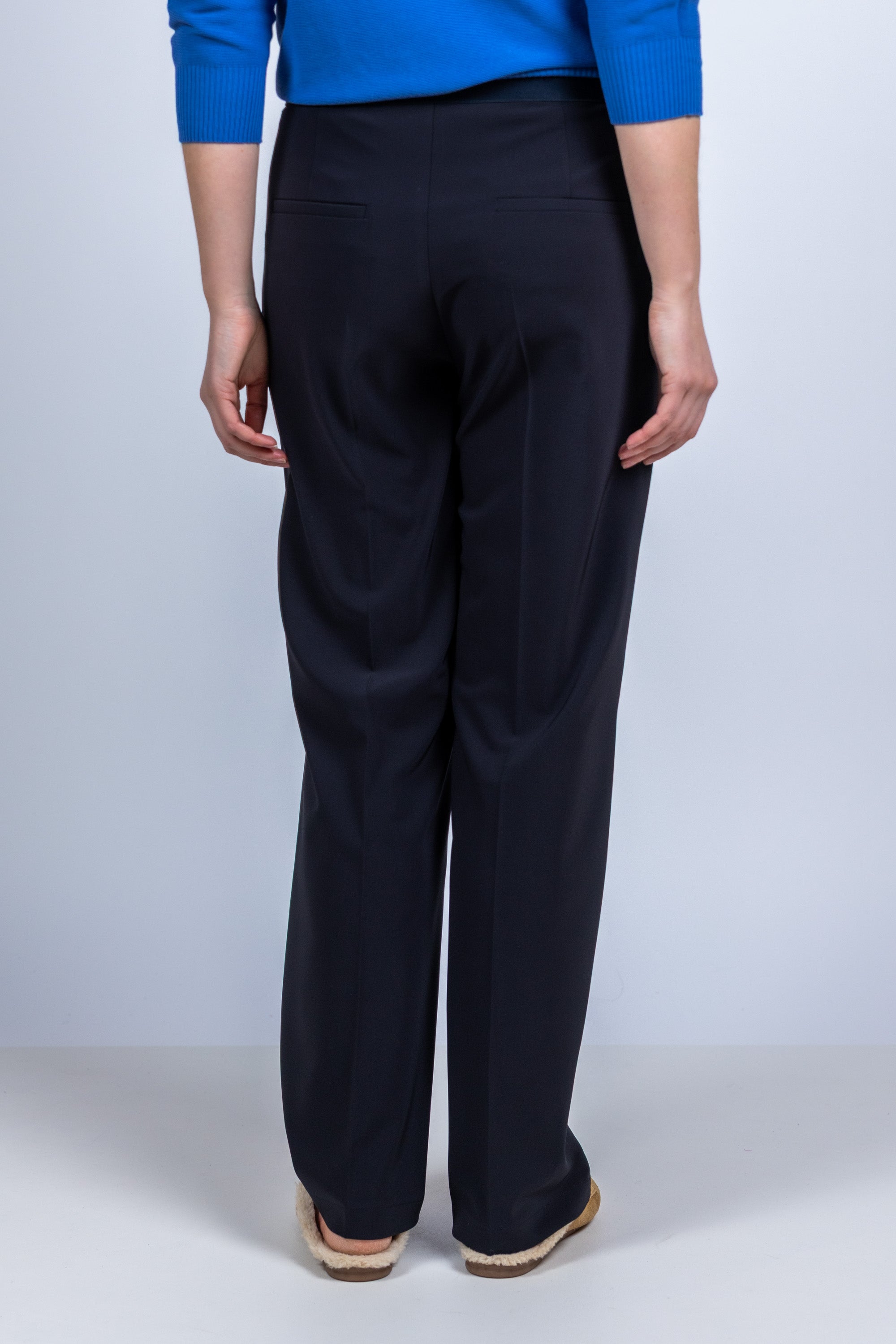 Wijde broek - Marine