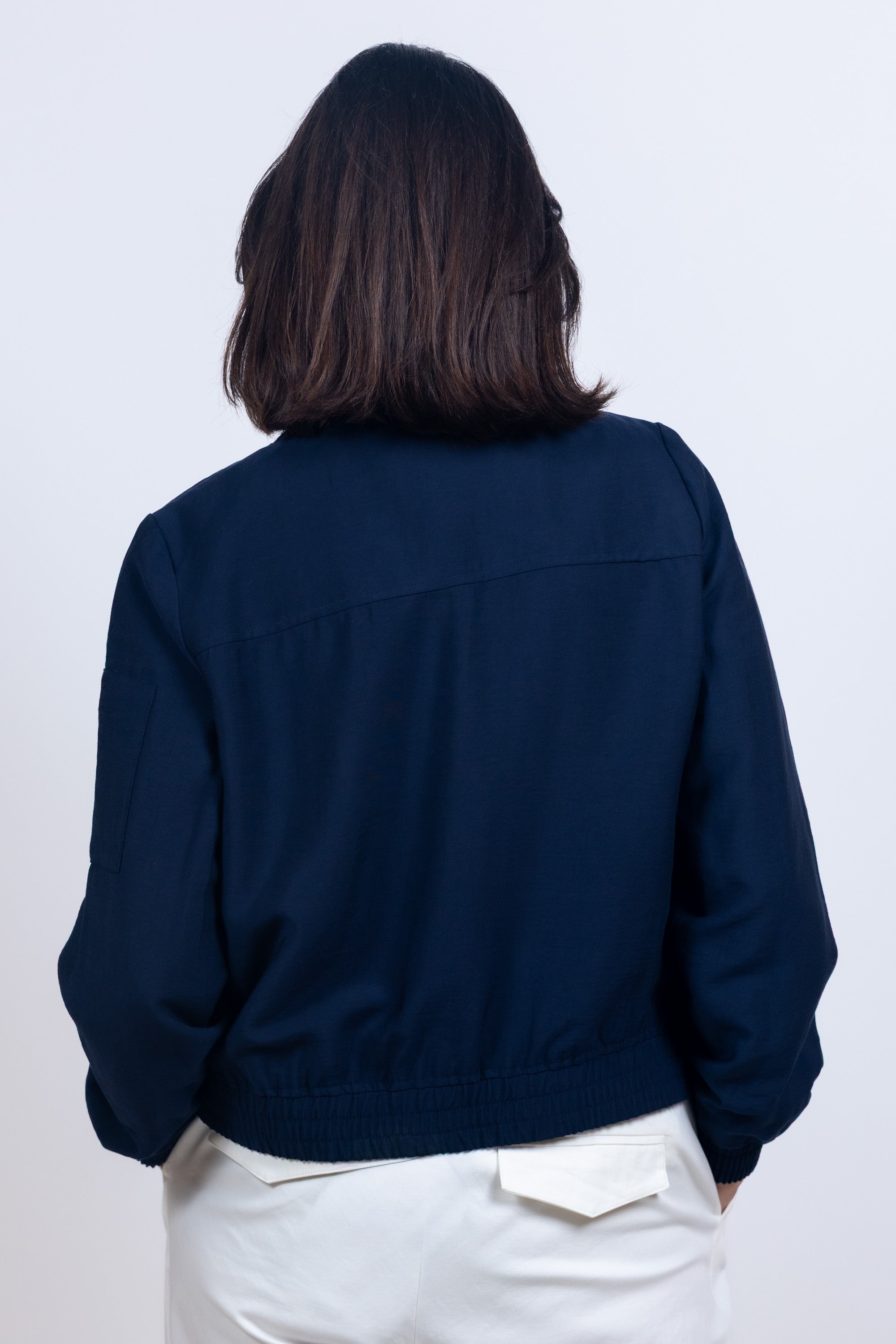 Jasje met rits - Marine