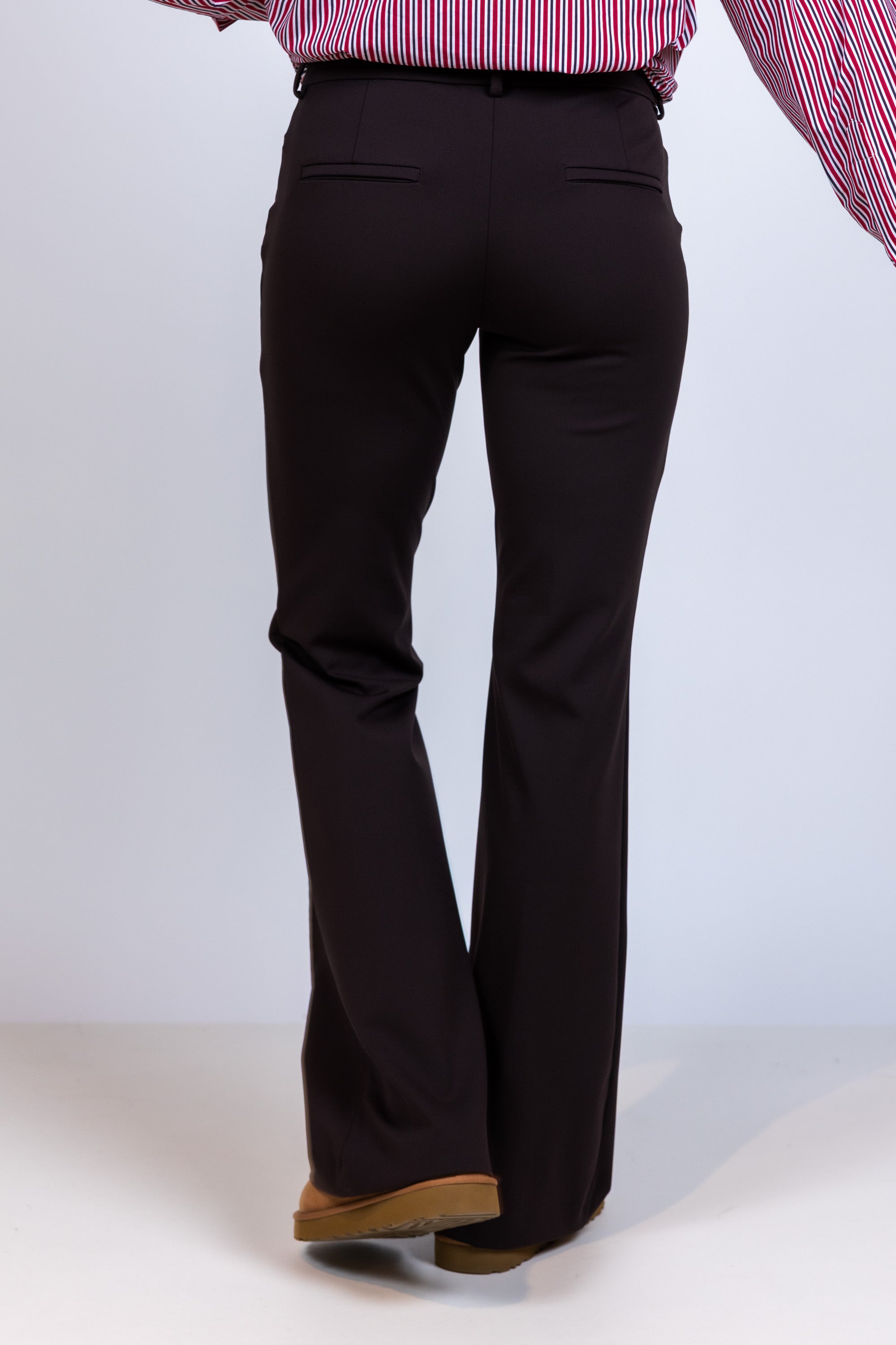 Flared pantalon - Bruin