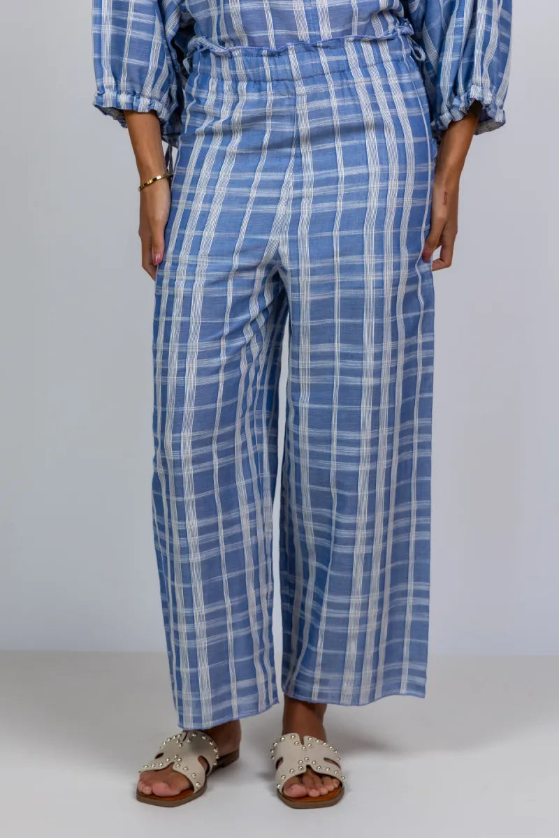 STUDIO CLIQUE STUDIO CLIQUE SIENNA STUDIO CLIQUE SIENNA Broek met ruitpatroon - Bleu