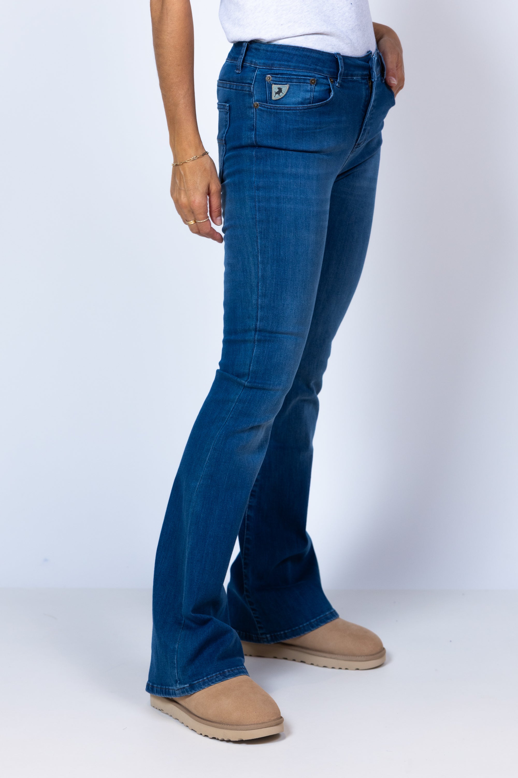 Jeans met wijde pijpen - Jeans