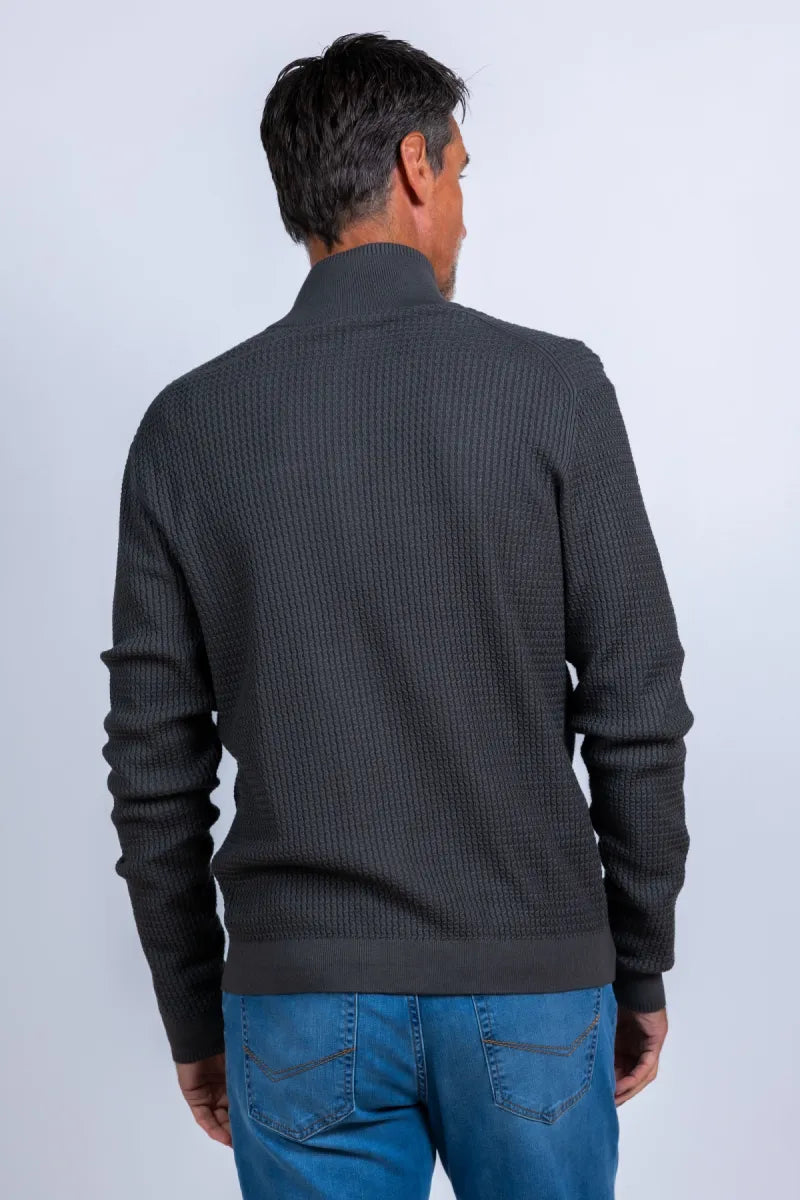 VANGUARD VANGUARD VKC2511370 Vest met rits - Grijs/groen