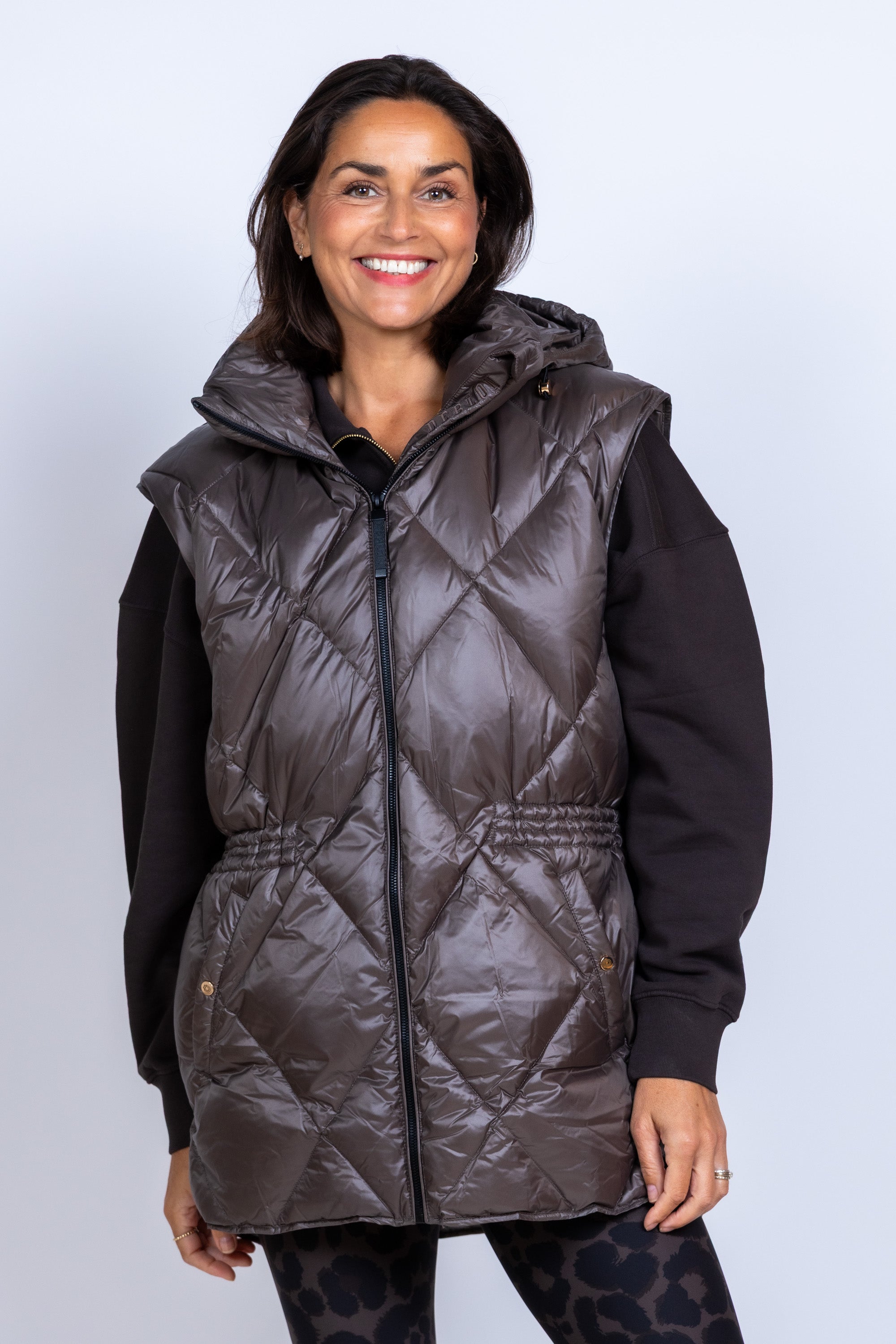 Gewatteerde bodywarmer - Khaki