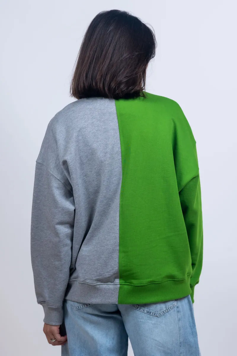 ESSENTIEL ANTWERP ESSENTIEL ANTWERP JAME Sweater met print - Lichtgrijs