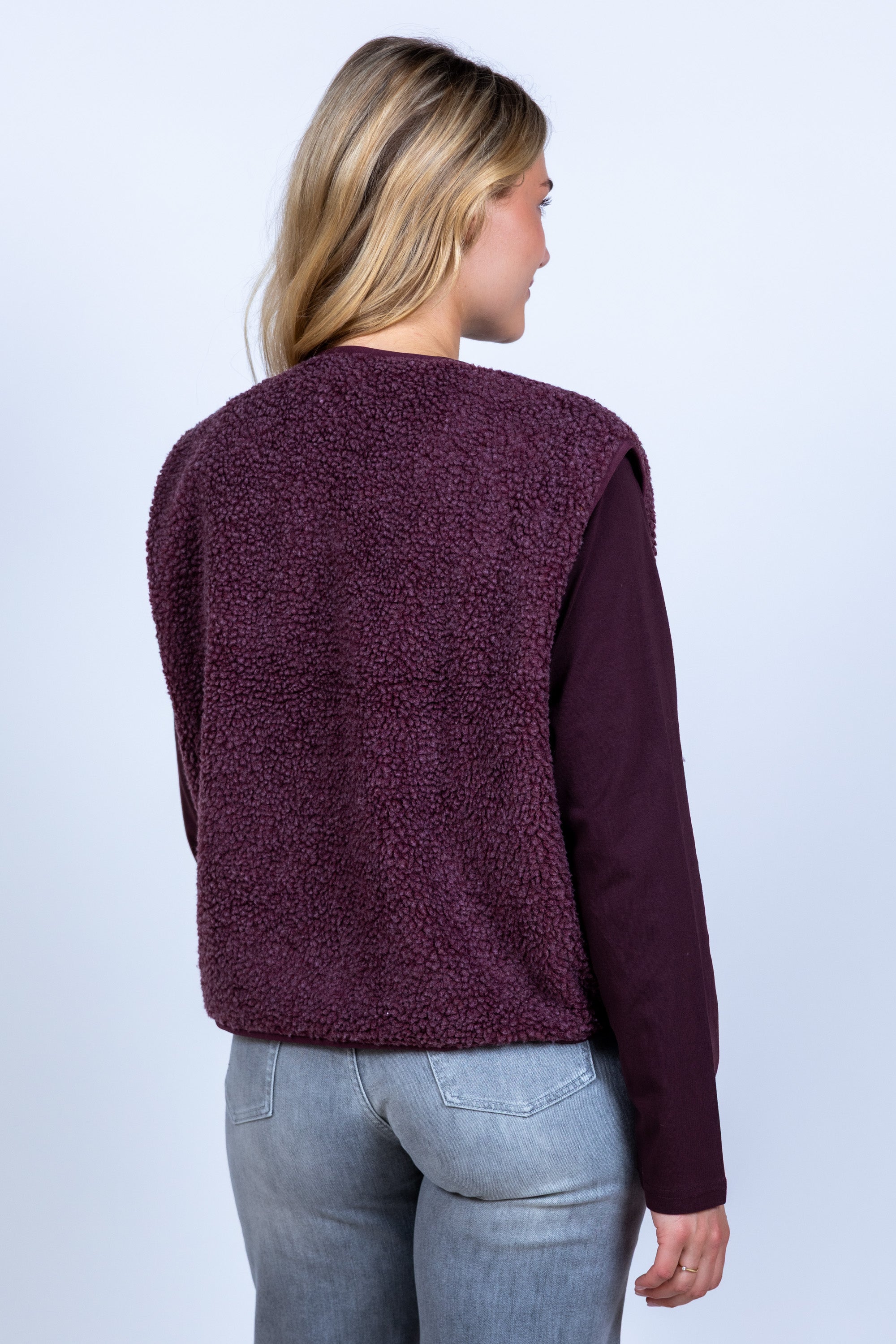 Bodywarmer - Donkerbordeaux