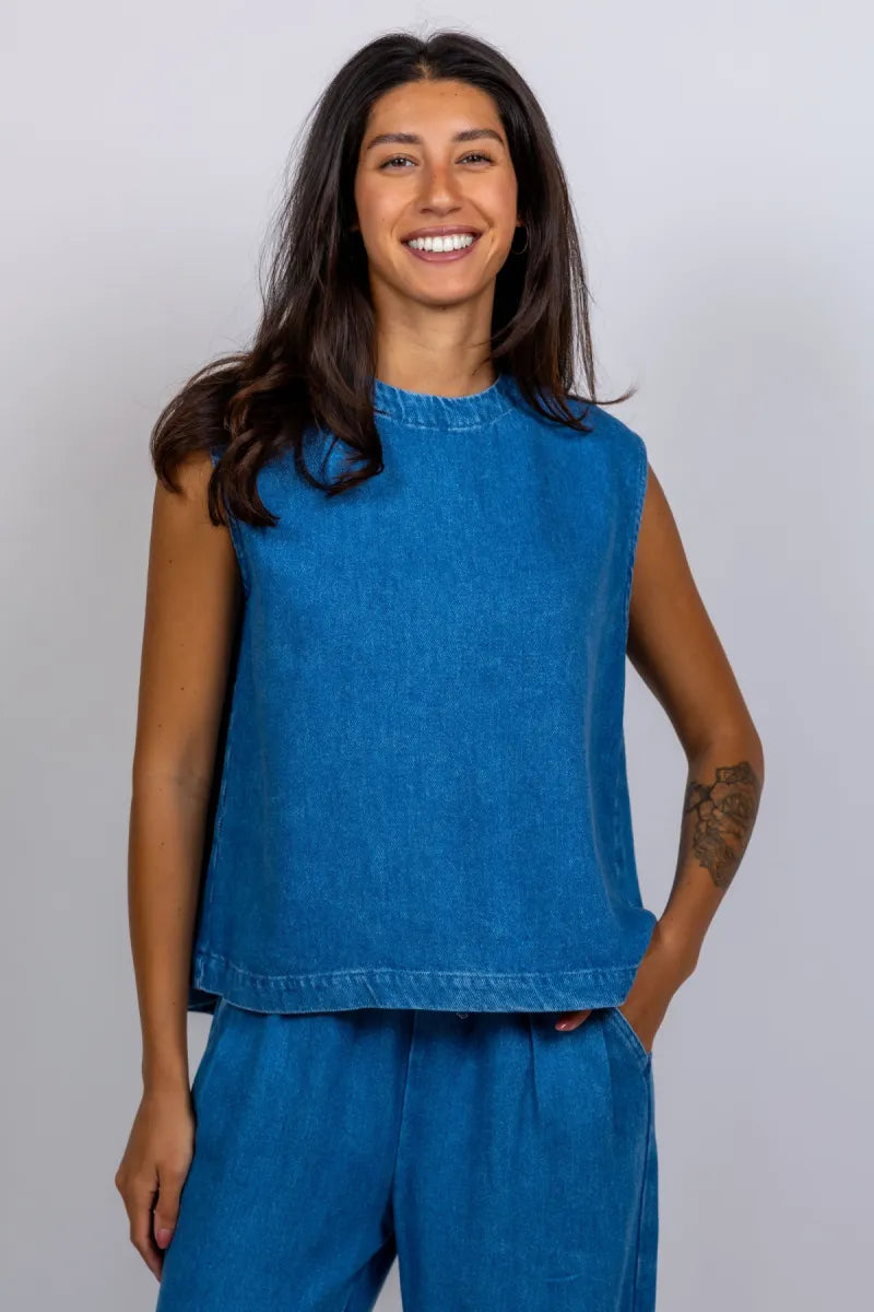 STUDIO CLIQUE STUDIO CLIQUE CELESTE Top zonder mouwen - Jeans
