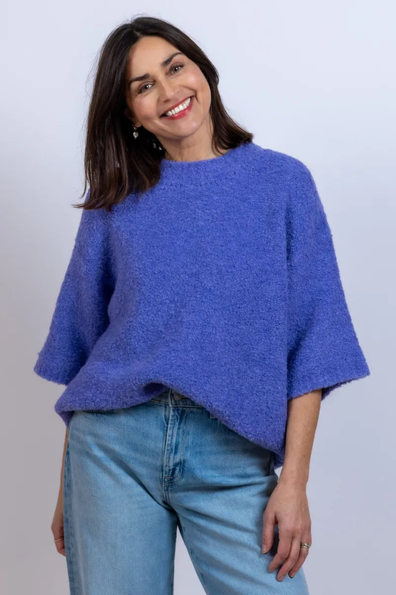 AMERICAN VINTAGE AMERICAN VINTAGE ZOL 18B AMERICAN VINTAGE ZOL 18B Trui met korte mouwen - Lila/lavendel