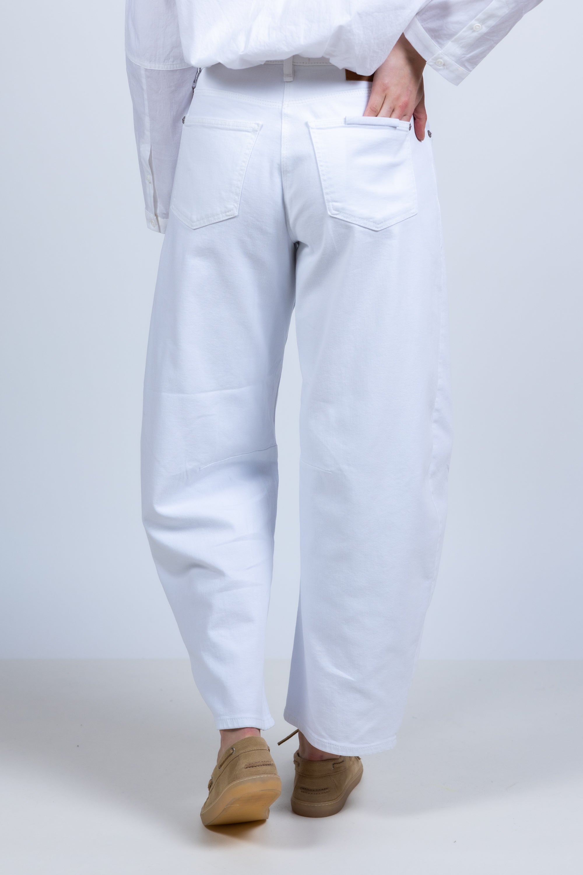 Balloon fit jeans - Wit