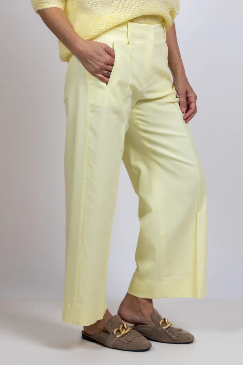 LUISA CERANO LUISA CERANO 638896-3715 LUISA CERANO 638896-3715 Wijde pantalon - Citroengeel
