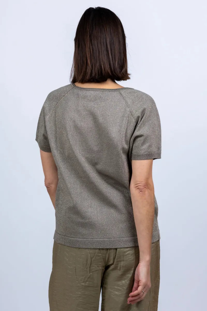 NUKUS NUKUS NKS01085 T-shirt met korte mouwen - Khaki