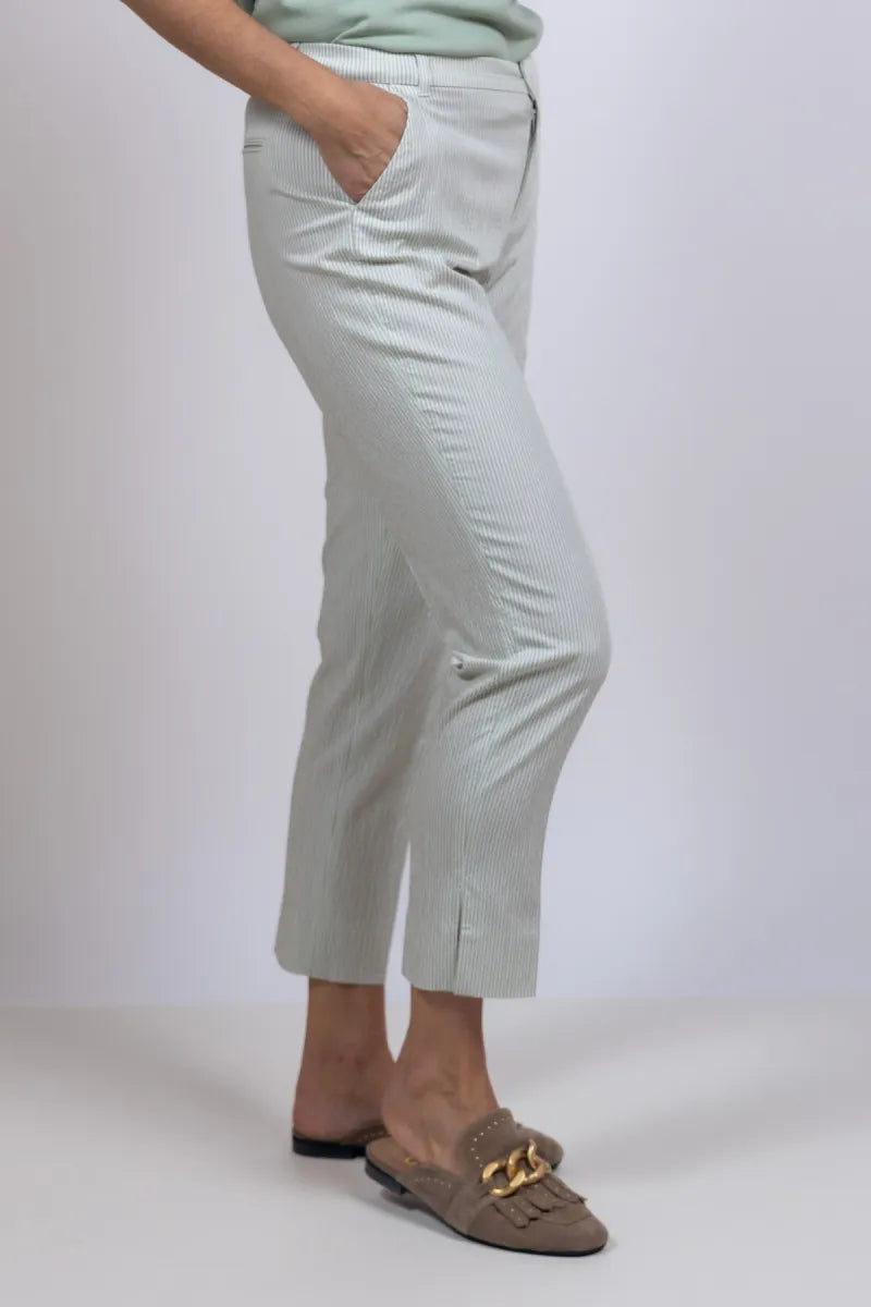 XANDRES XANDRES phanta 14263-06 Broek met strepen - Mint