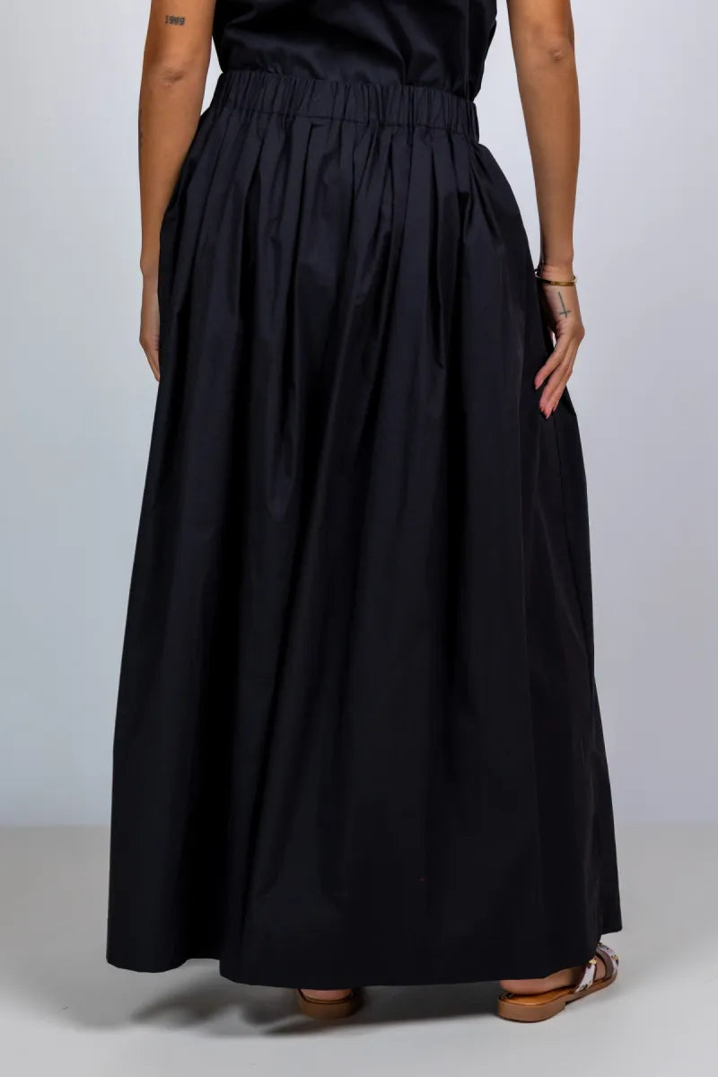OBJECT OBJECT PAIGE SKIRT Rok met plooien - Zwart
