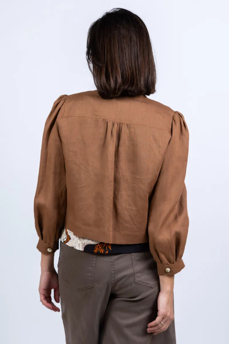 MARELLA MARELLA CALIBRI MARELLA CALIBRI Jasje met knopen - Cognac