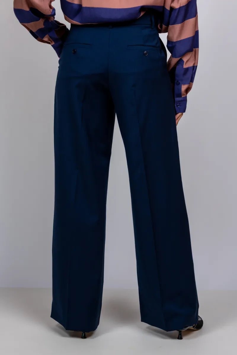 WEEKEND BY MAX MARA WEEKEND BY MAX MARA VISIVO WEEKEND BY MAX MARA VISIVO Wijde pantalon - Marine