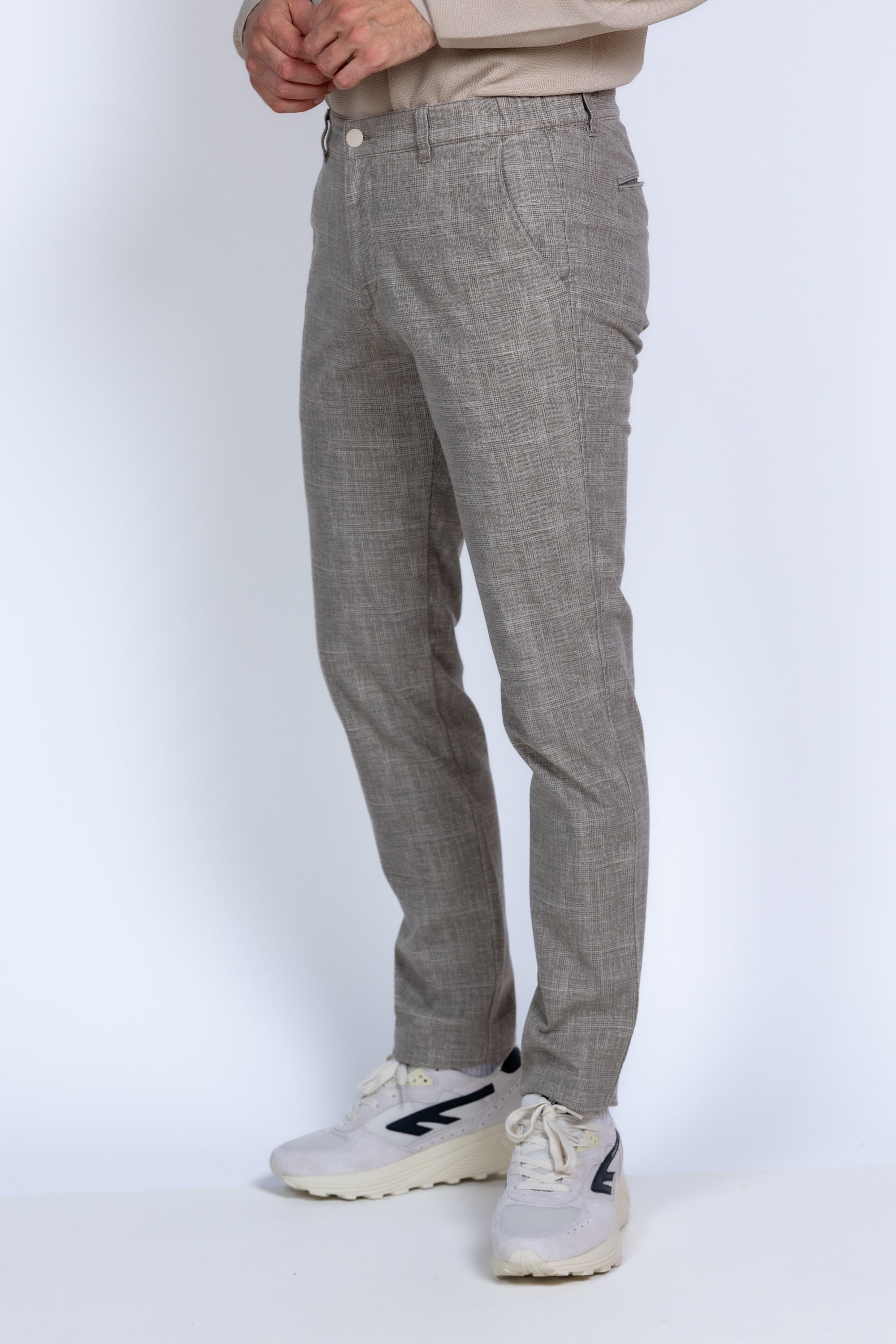 Broek met patroon - Beige