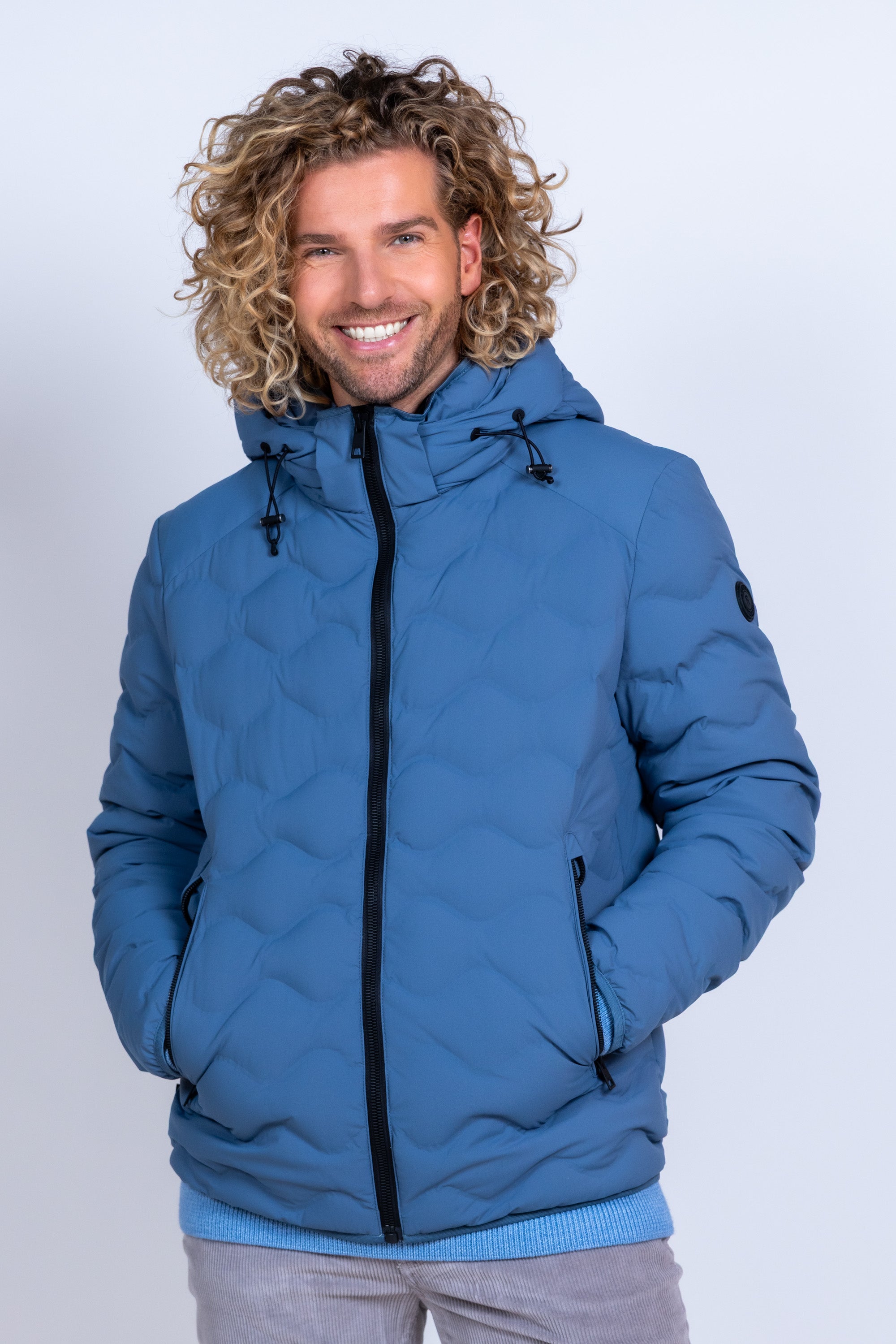 Gewatteerd jack - Bleu