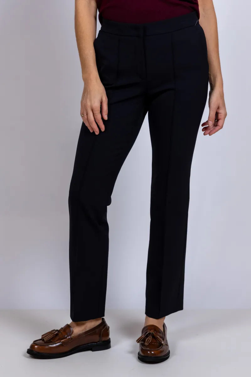 CAMBIO CAMBIO 6111-0482.00 Broek met rechte pijpen - Zwart