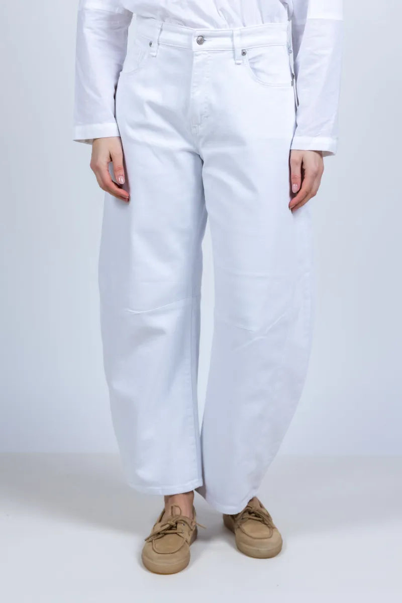 MAC MAC 0333 Balloon fit jeans - Wit