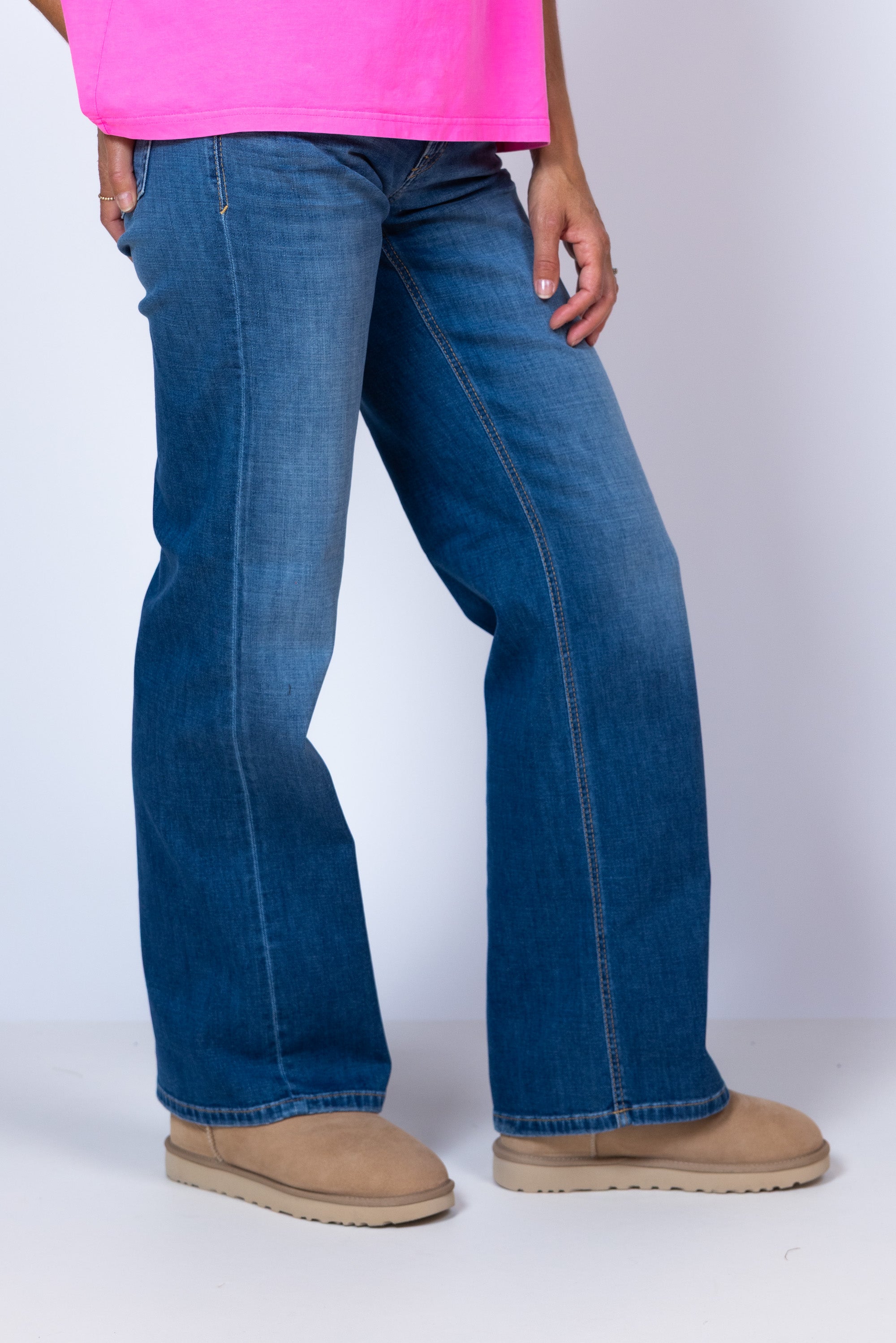 Jeans met wijde pijpen - Jeans