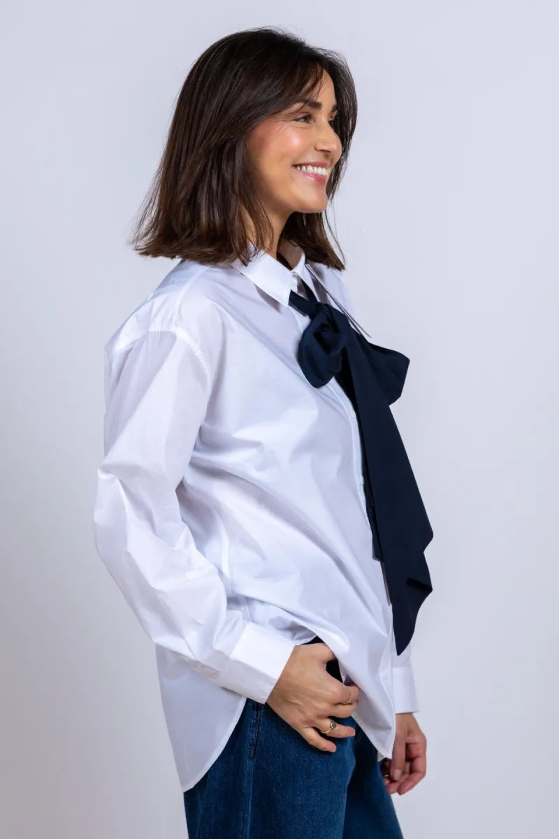 ESSENTIEL ANTWERP Blouse met strik - Wit