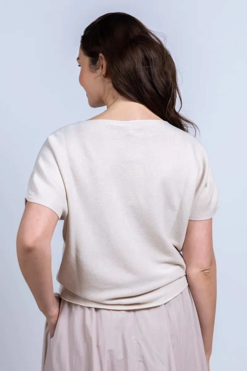 NO MAN'S LAND NO MAN'S LAND 65.111 Truitje met korte mouwen - Beige