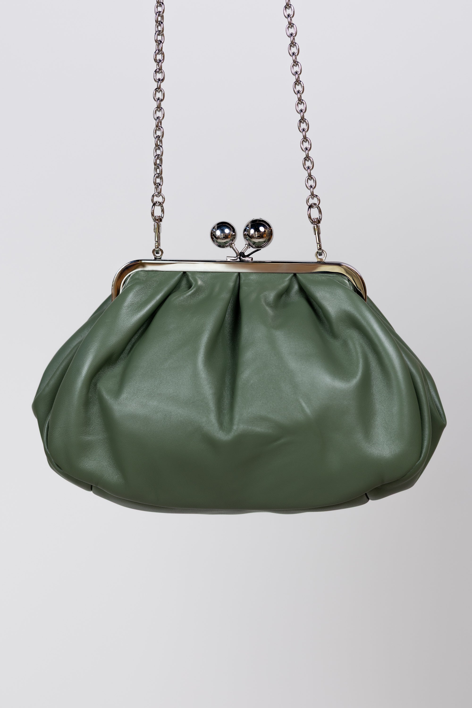 Dumpling clutch - Olijfgroen