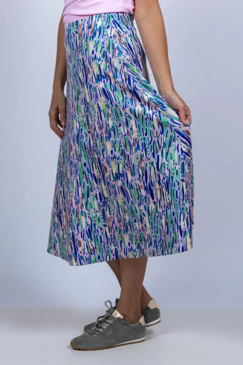 MARCCAIN COLLECTIE MARCCAIN COLLECTIE AC.71.07 J09 Rok met print - Roze
