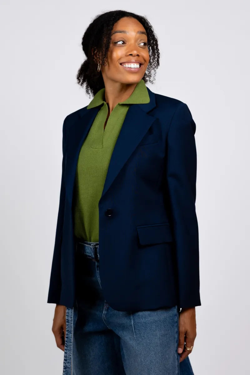 WEEKEND BY MAX MARA WEEKEND BY MAX MARA LAMINE WEEKEND BY MAX MARA LAMINE Marine blazer - Marine