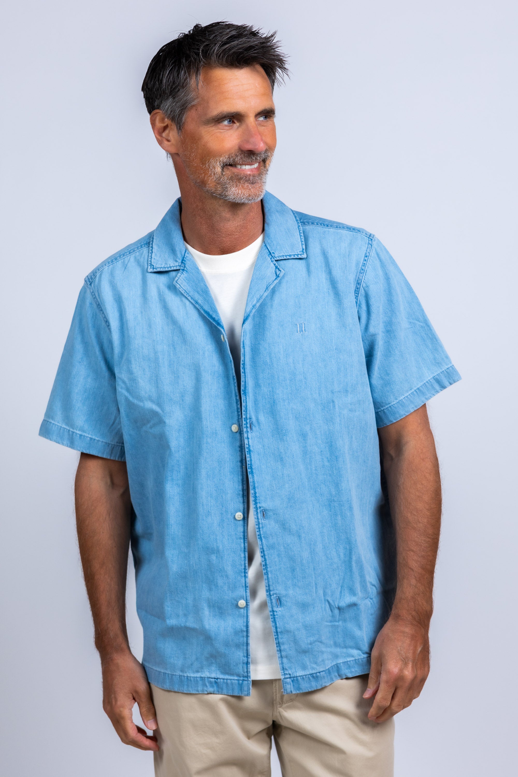 Shirt met korte mouwen - Licht jeans