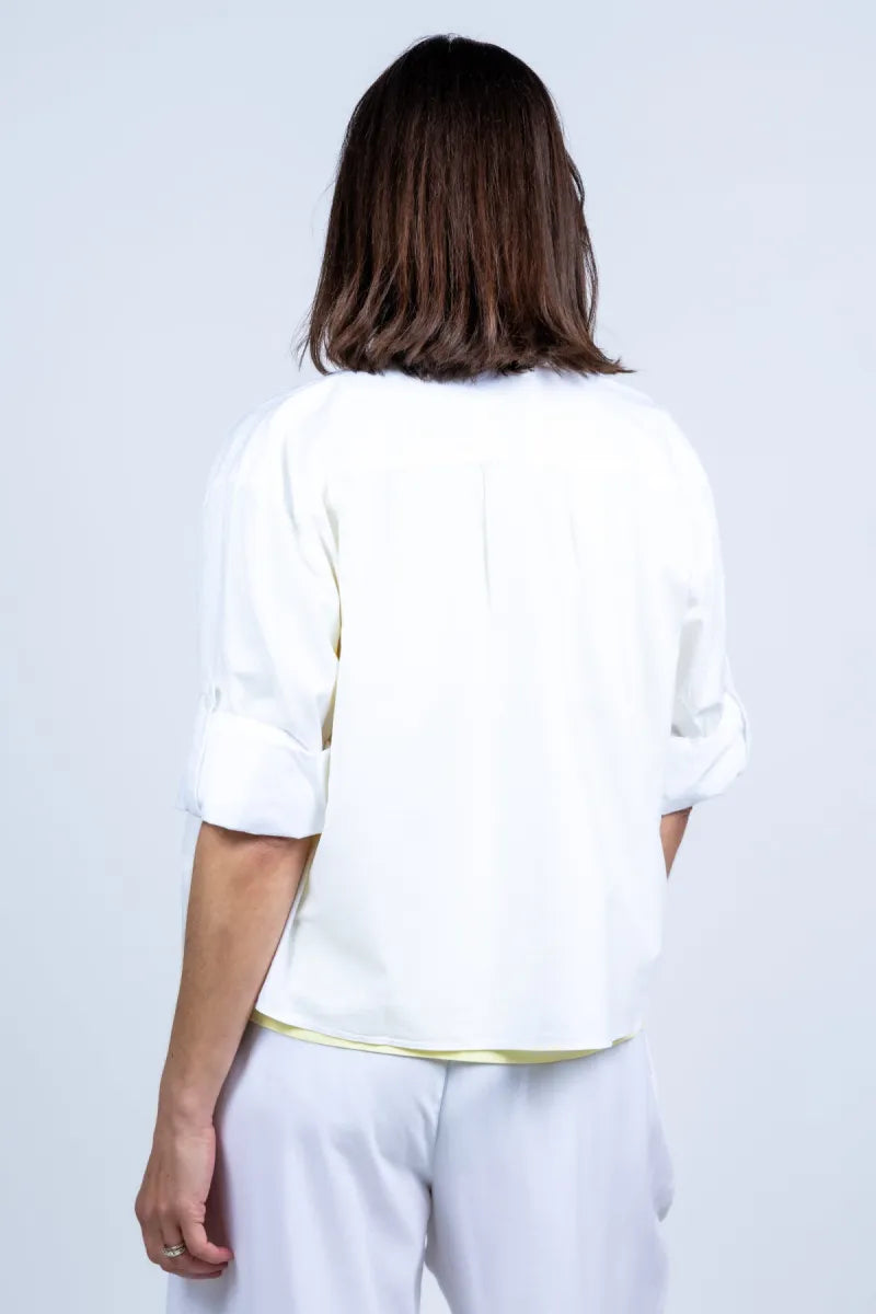 DAHL, BELLA DAHL, BELLA B4211-H58-302 Blouse met knopen - Wit