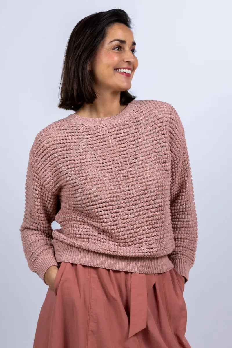 XANDRES XANDRES Badria XANDRES Badria Trui met structuur - Roze