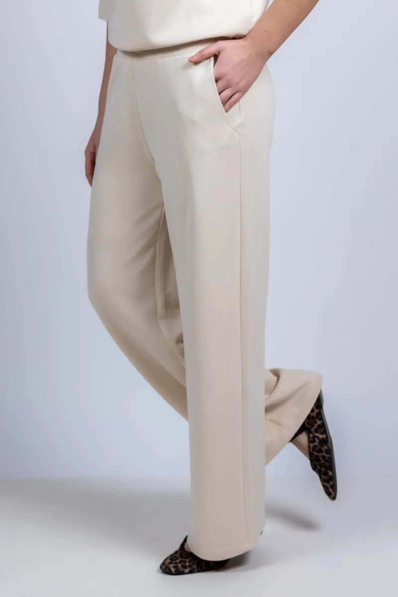 MOSCOW D MOSCOW D 6602 Jo MOSCOW D 6602 Jo Wijde broek - Beige