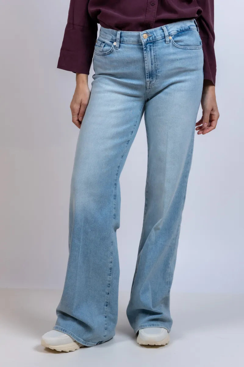 FOR ALL MANKIND FOR ALL MANKIND MODERN DOJO Jeans met wijde pijpen - Licht jeans