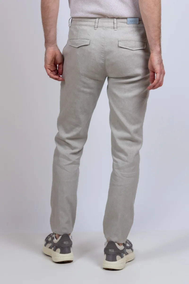 NORTH84 NORTH84 84602102 NORTH84 84602102 Broek met koord - Beige