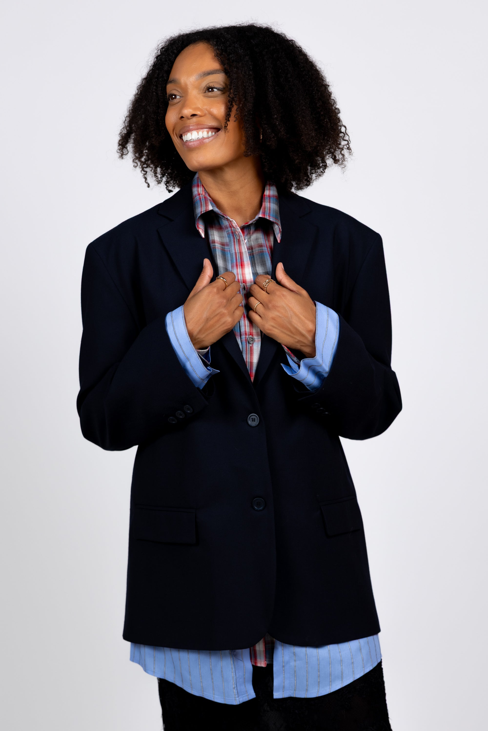 Donkerblauwe blazer - Marine