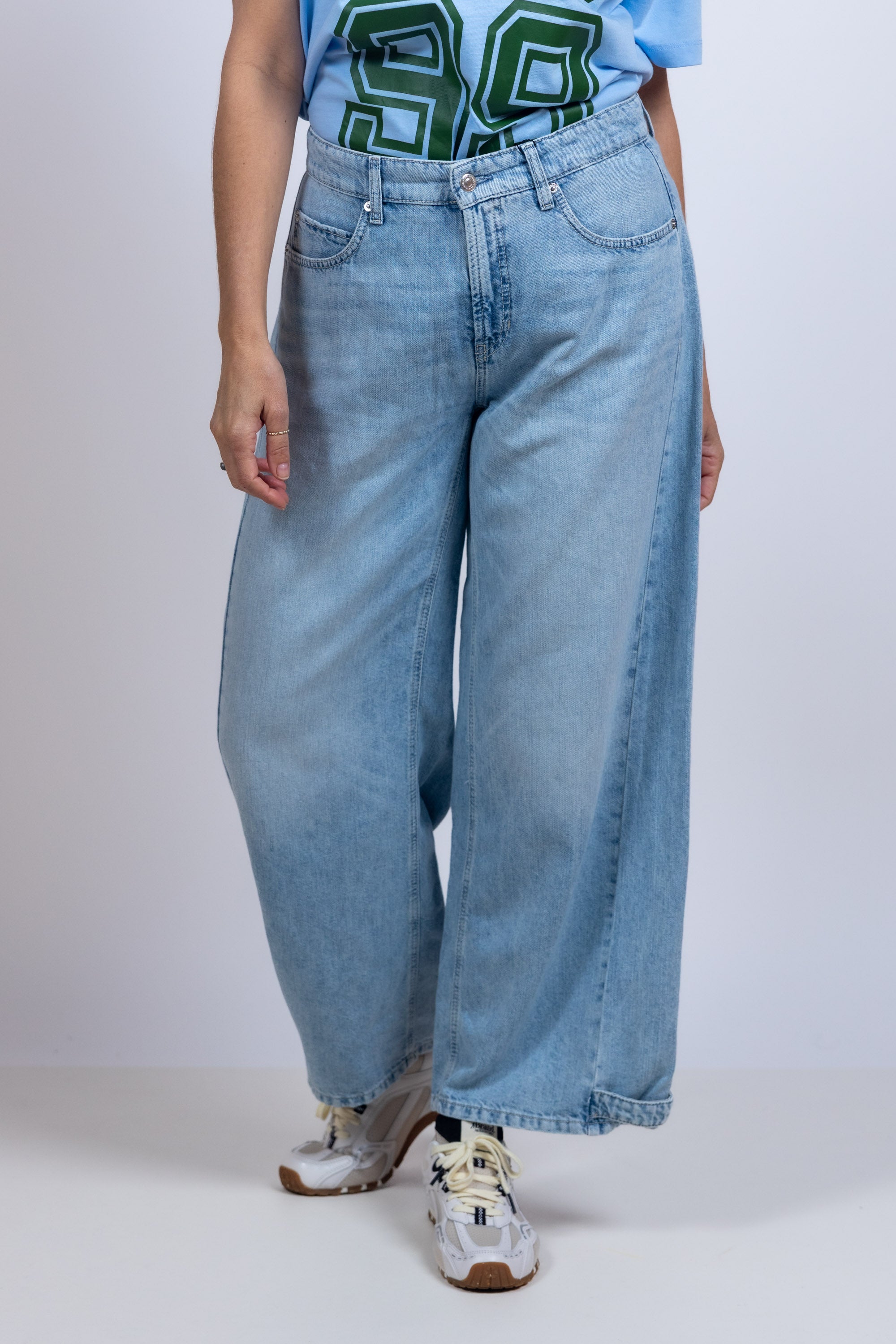 Wijde jeans - Licht jeans