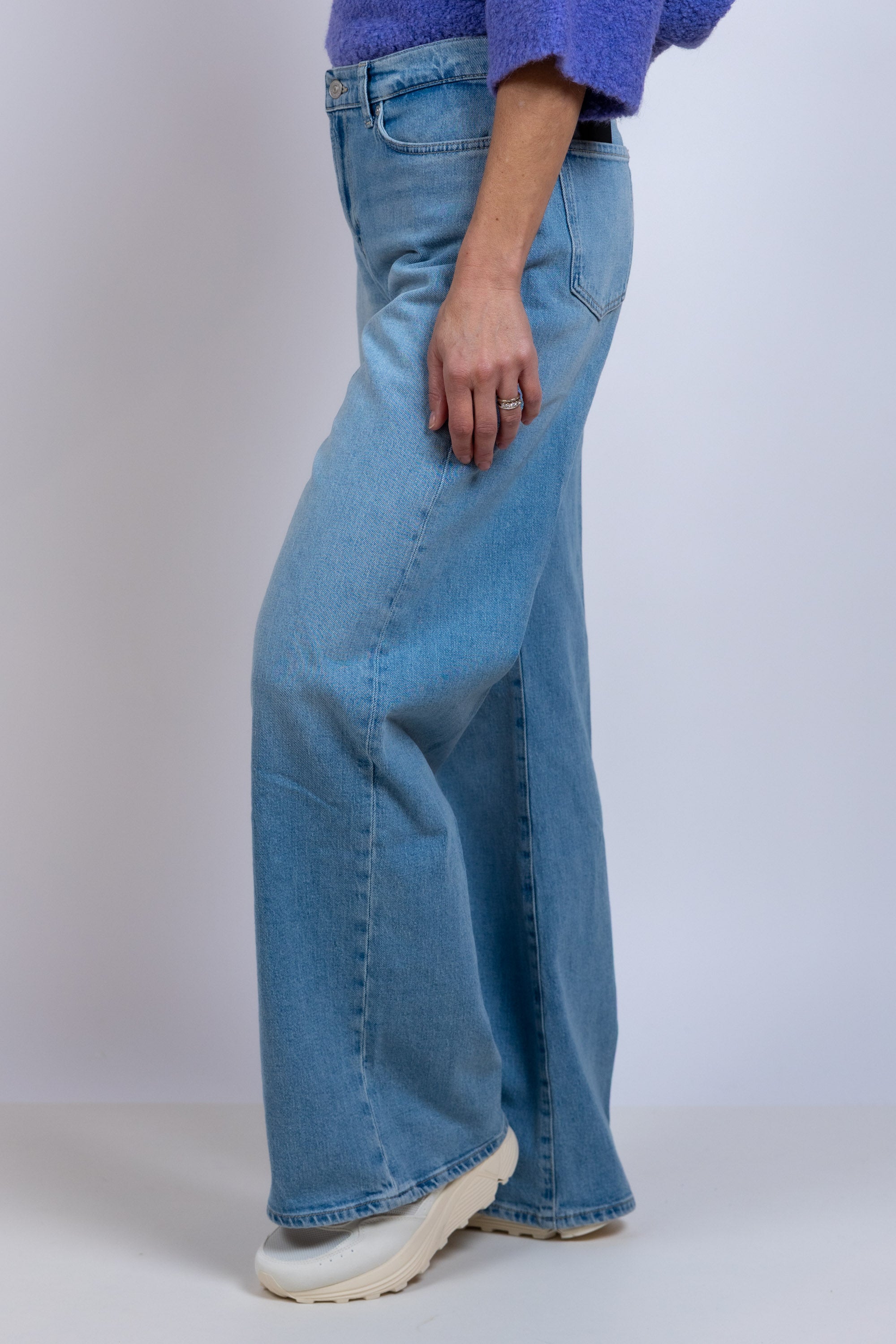 Jeans met wijde pijpen - Licht jeans