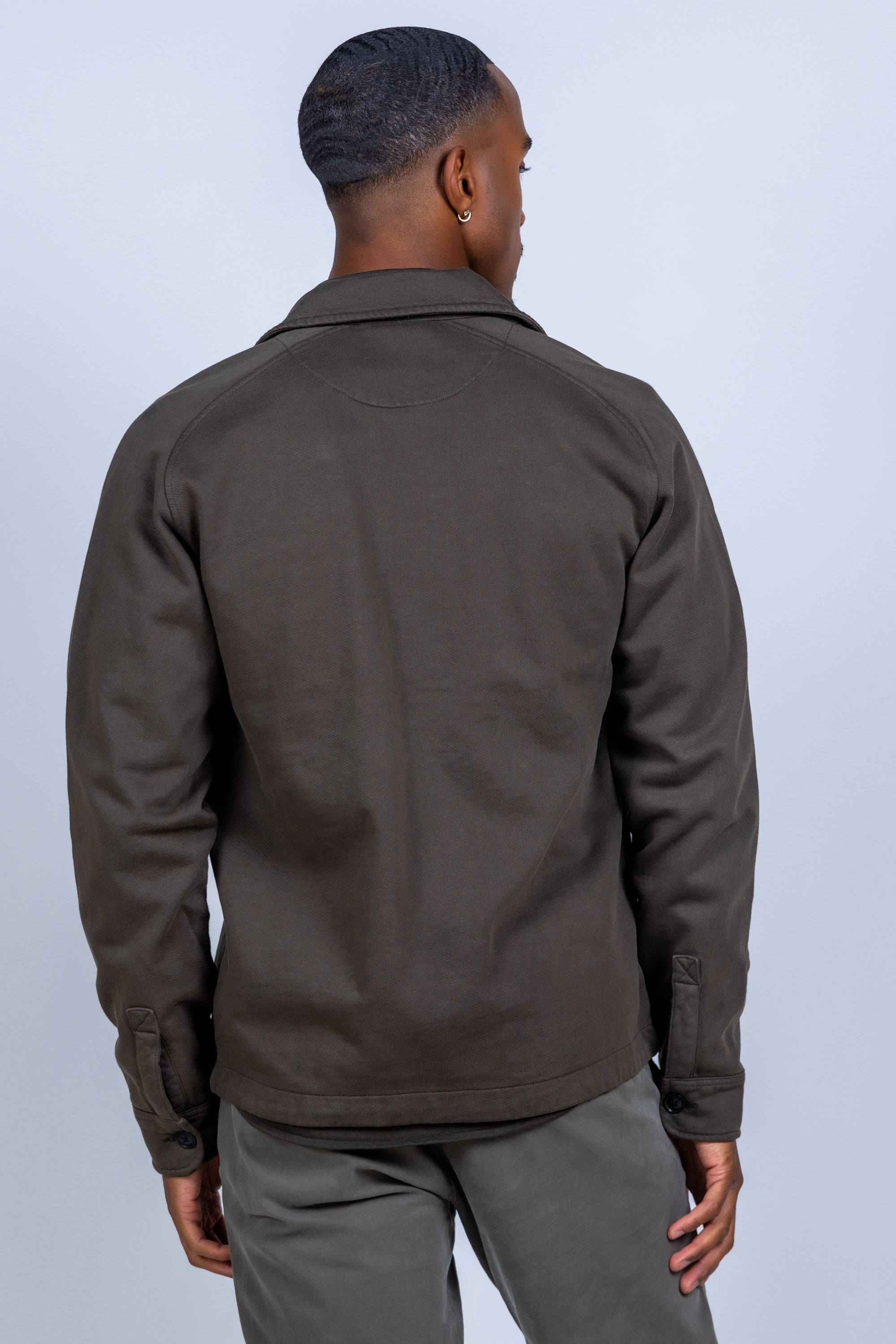 Jasje met knopen - Bronsbruin