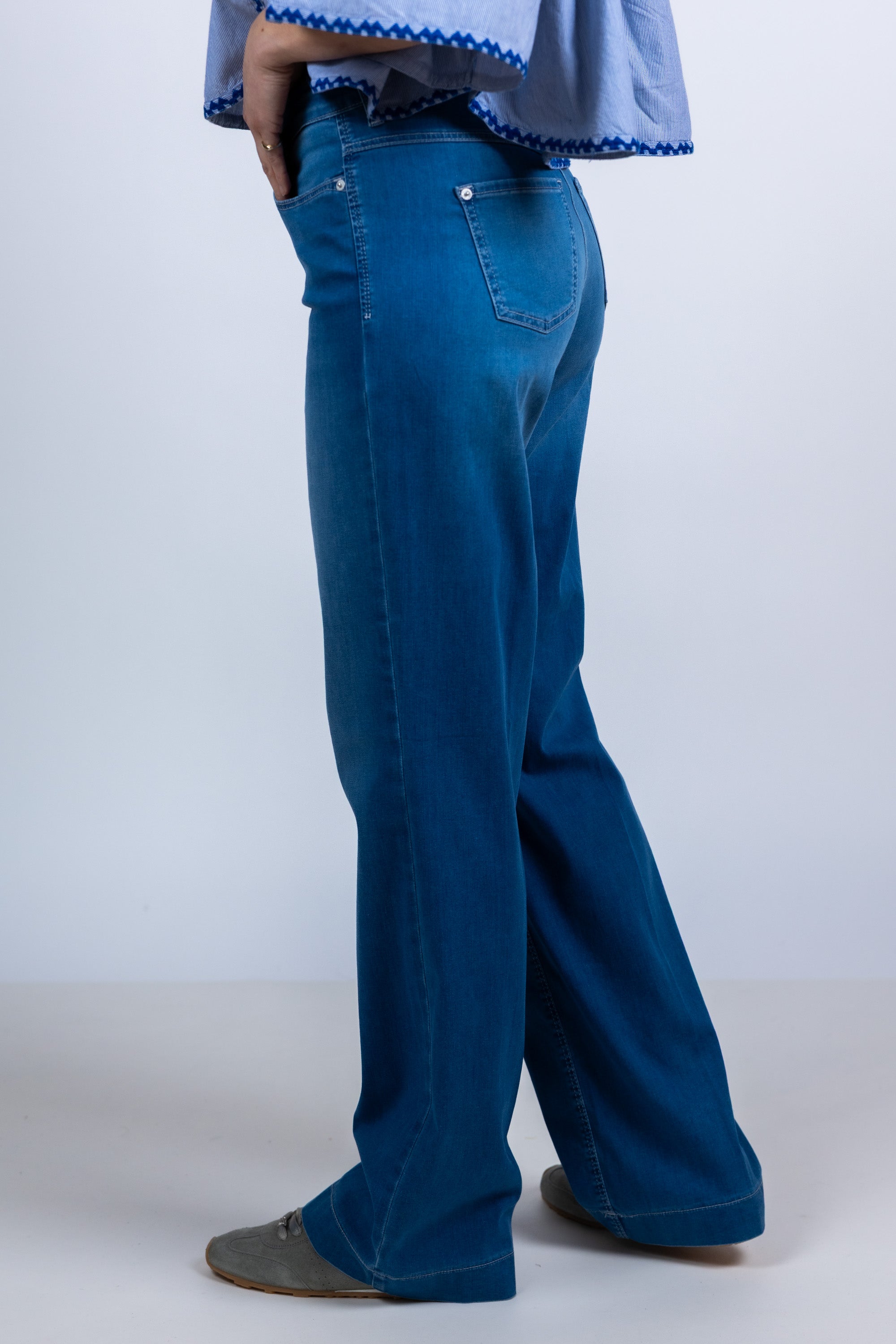 Jeans met wijde pijpen - Jeans