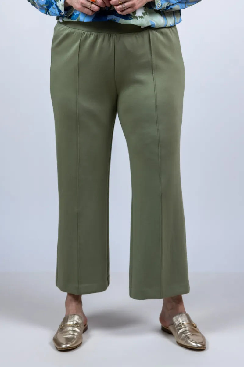 VIA APPIA DUE VIA APPIA DUE 2621720 VIA APPIA DUE 2621720 Broek met elastische taille - Olijfgroen