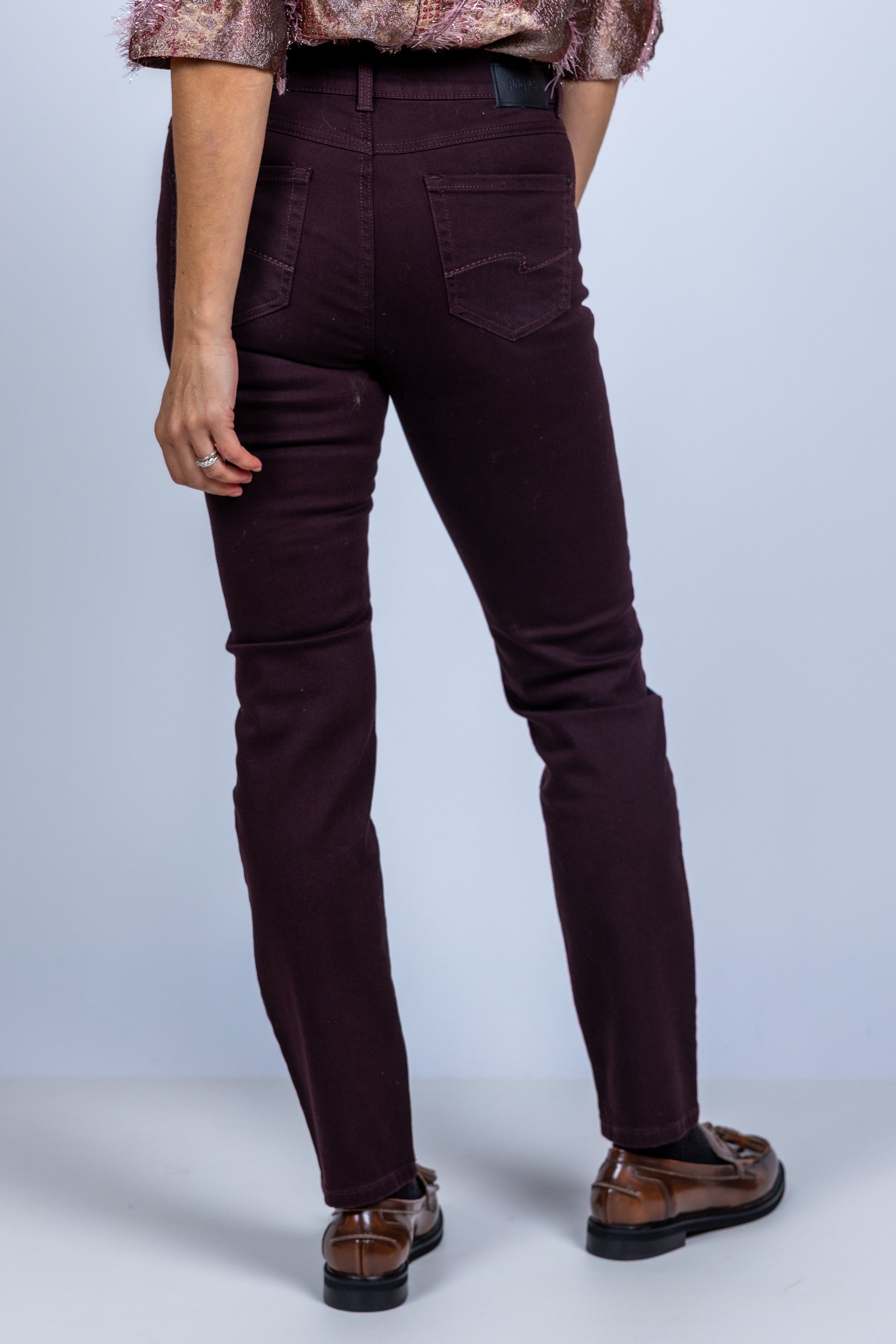 Slim fit jeans - Burgundy