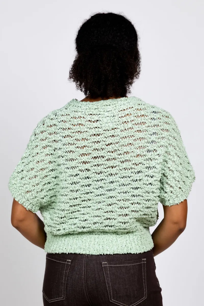 MARCCAIN COLLECTIE MARCCAIN COLLECTIE BC.41.10 M09 Opengewerkt truitje - Mint