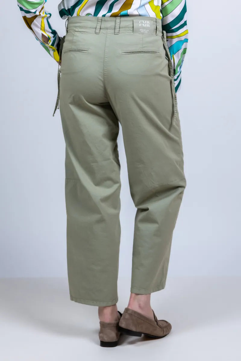 CAMBIO CAMBIO 7666-0477.01 Broek met rechte pijpen - Khaki