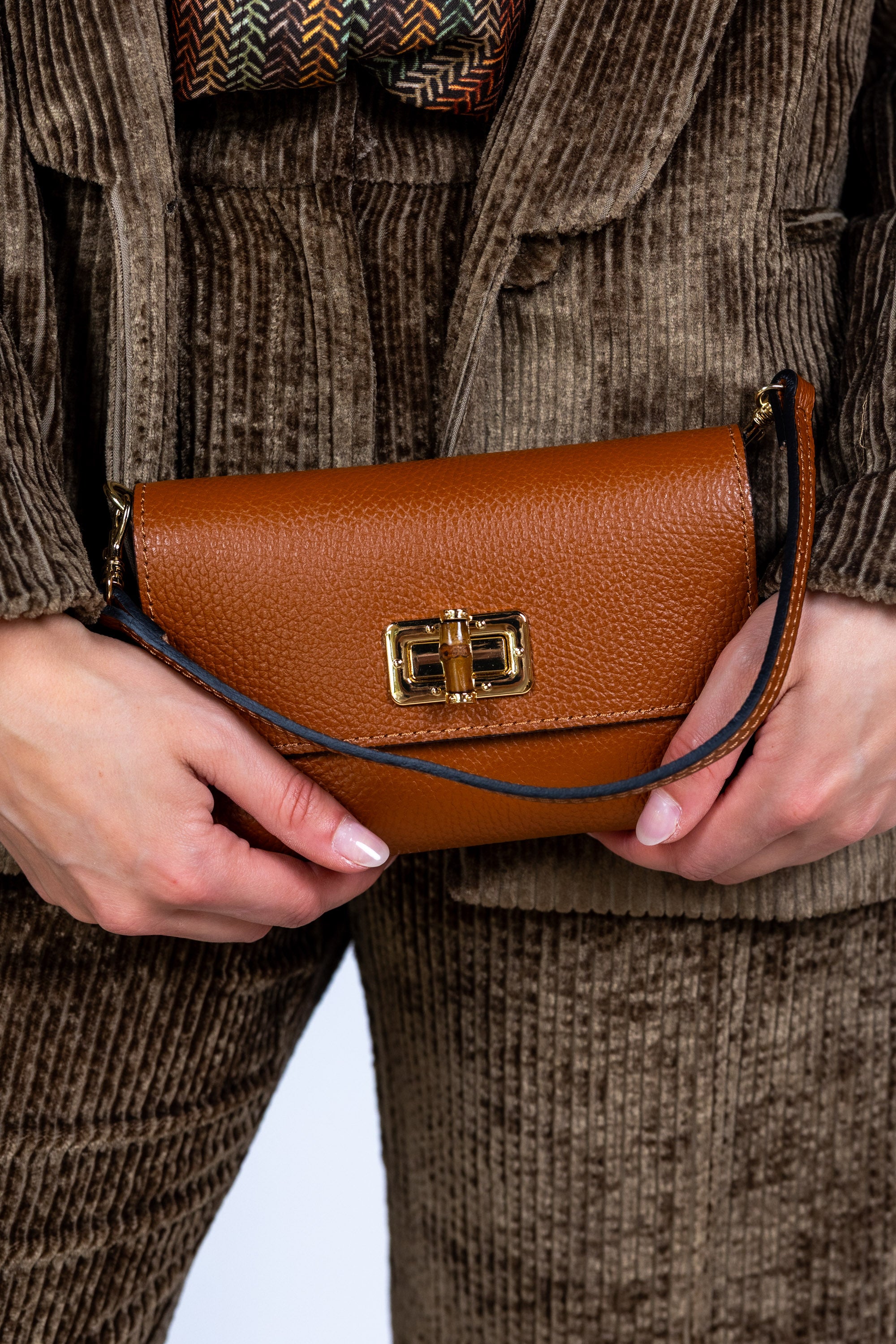 Crossbody tas - Cognac